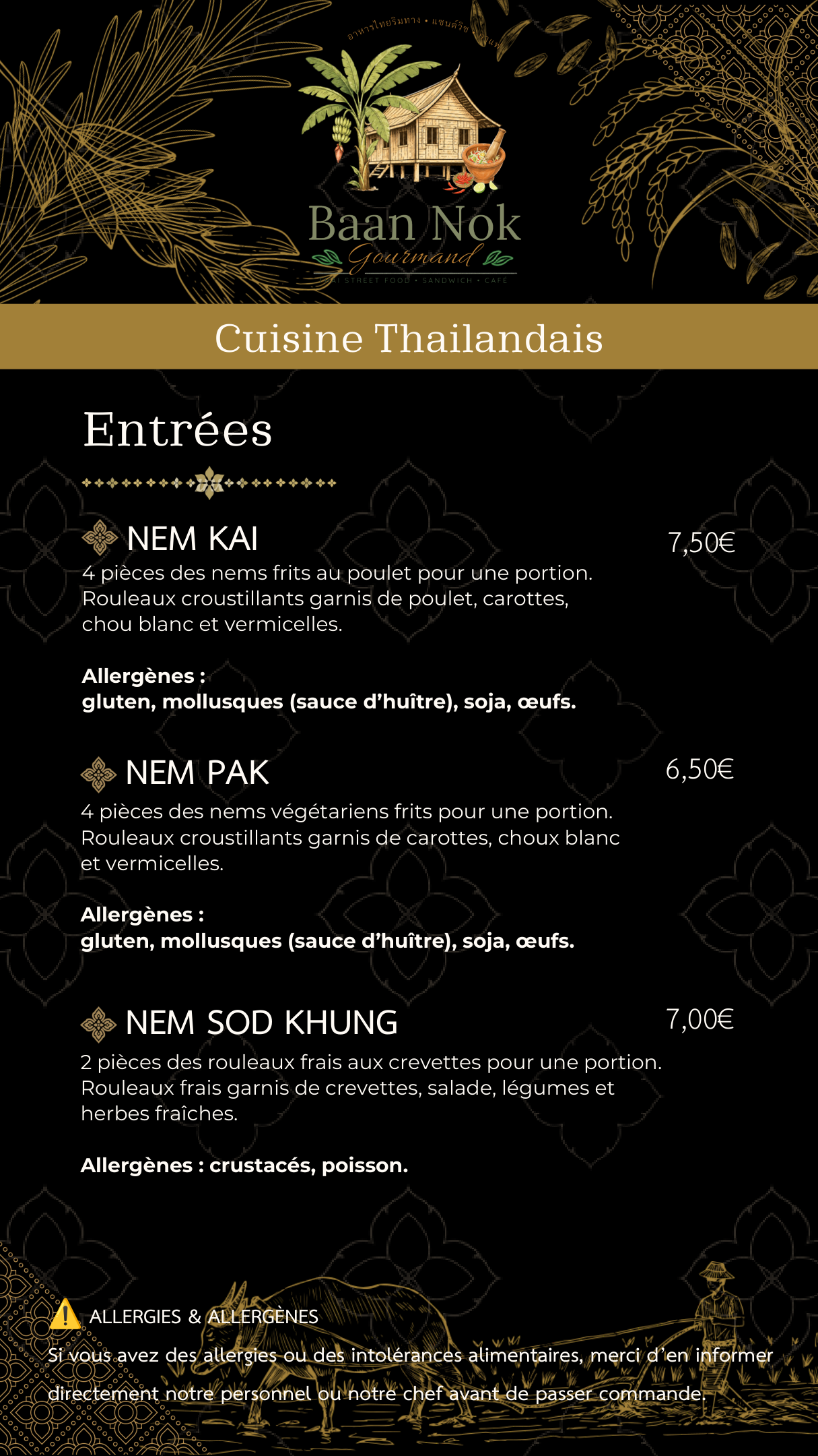 Menu page 2